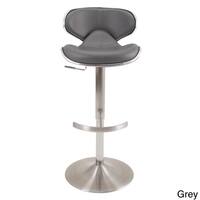MIX Brushed Stainless Steel Adjustable Height Swivel Bar Stool