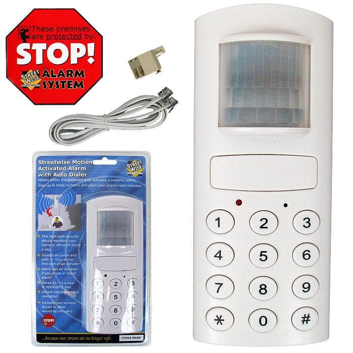 Motion Activated Alarm with Auto Dialer