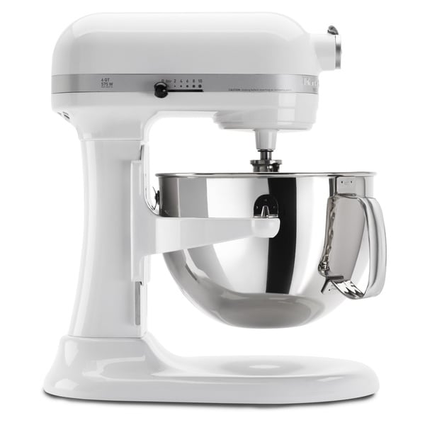 KitchenAid RKP26M1XWH White 6 quart Pro 600 Bowl Lift Stand Mixer (Refurbished) KitchenAid Mixers