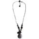 Shop Handmade Onyx and Jade Stone Teardrop Necklace (Thailand) - On ...