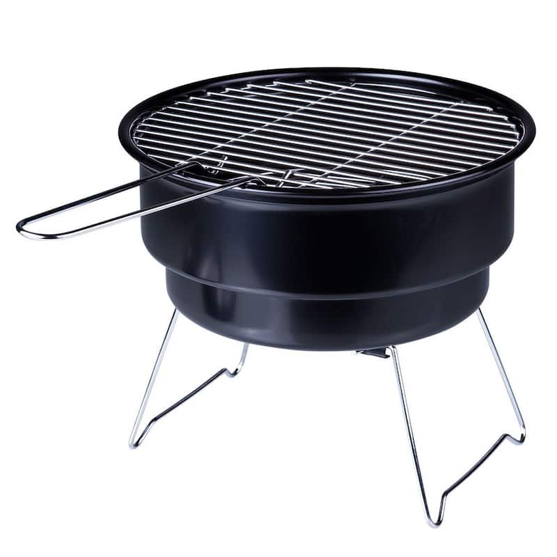 Caliente Cooler Tote w/ 10-inch Charcoal Grill