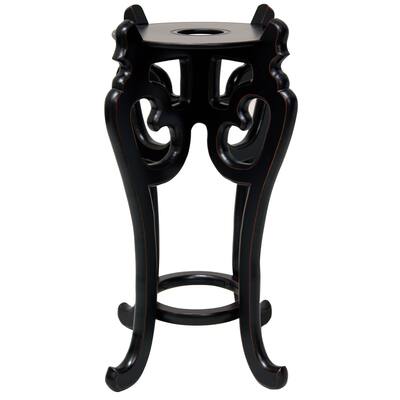 Rosewood Tall 10.5-inch Fishbowl Stand (China)