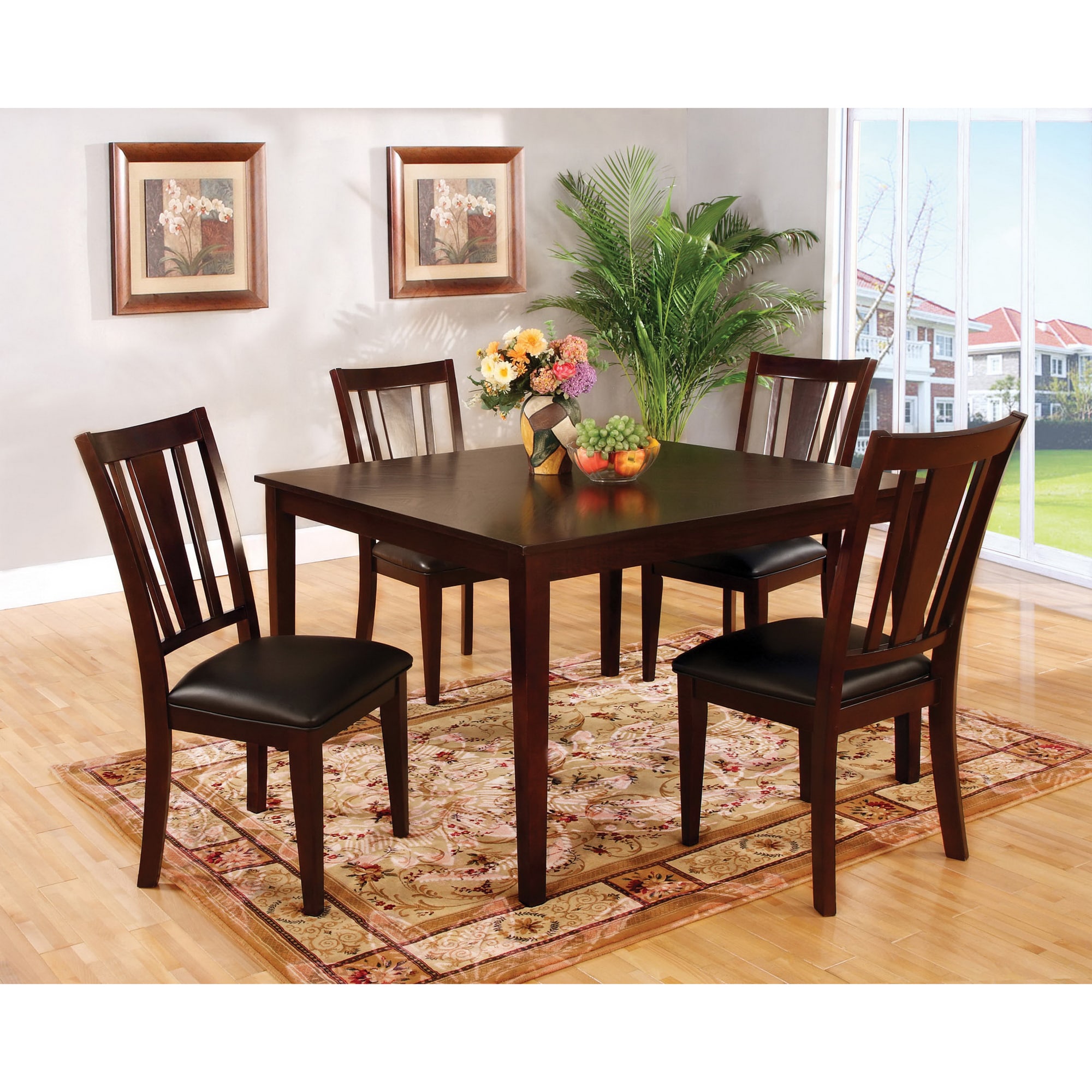 Furniture Of America Furniture Of America Bension Espresso 5 piece Dining Set Espresso Size 5 Piece Sets