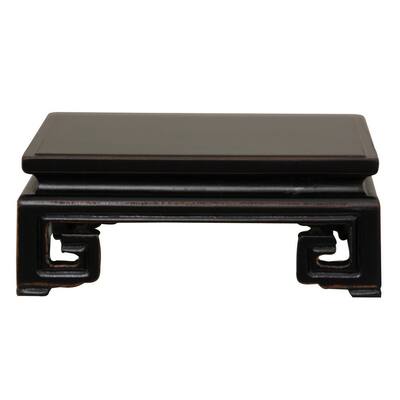 Handmade Spruce Wood 8-inch Square Stand (China)