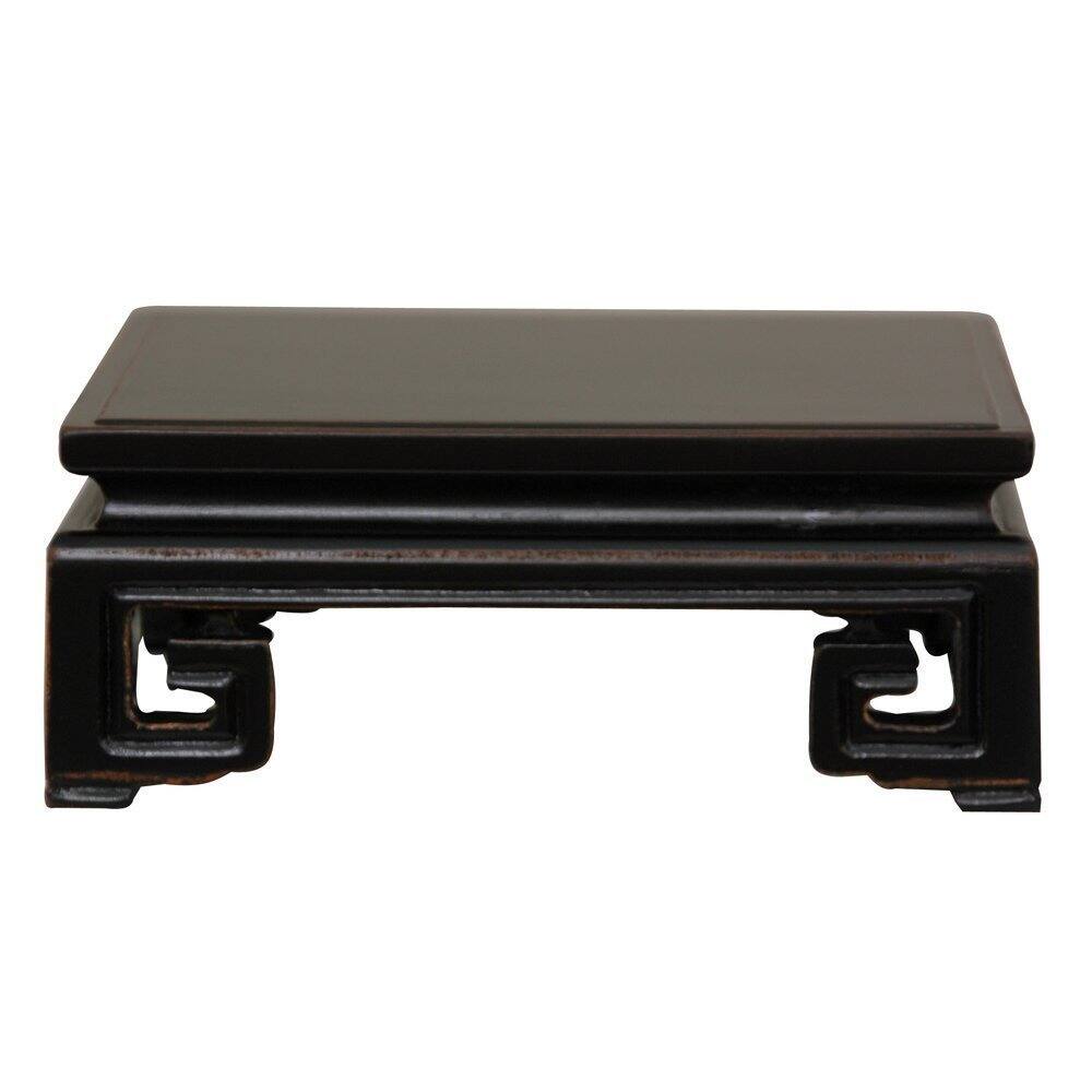 Handmade Spruce Wood 8-inch Square Stand (China)