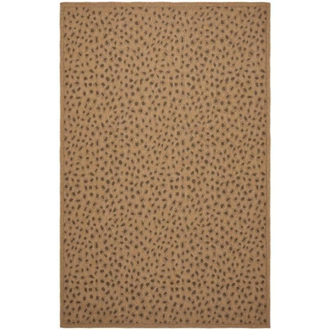 Safavieh Courtyard Natural/ Leopard Print Indoor/ Outdoor Rug (8 Safavieh Courtyard Natural/ Leopard Print Indoor/ Outdoor Rug (8' x ... - Safavieh Courtyard Natural/ Leopard Print Indoor/ Outdoor Rug (8