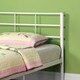 preview thumbnail 2 of 1, White Metal Twin Bed