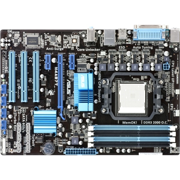 Asus M4A87T Desktop Motherboard   AMD 870 Chipset   Socket AM3 PGA 94