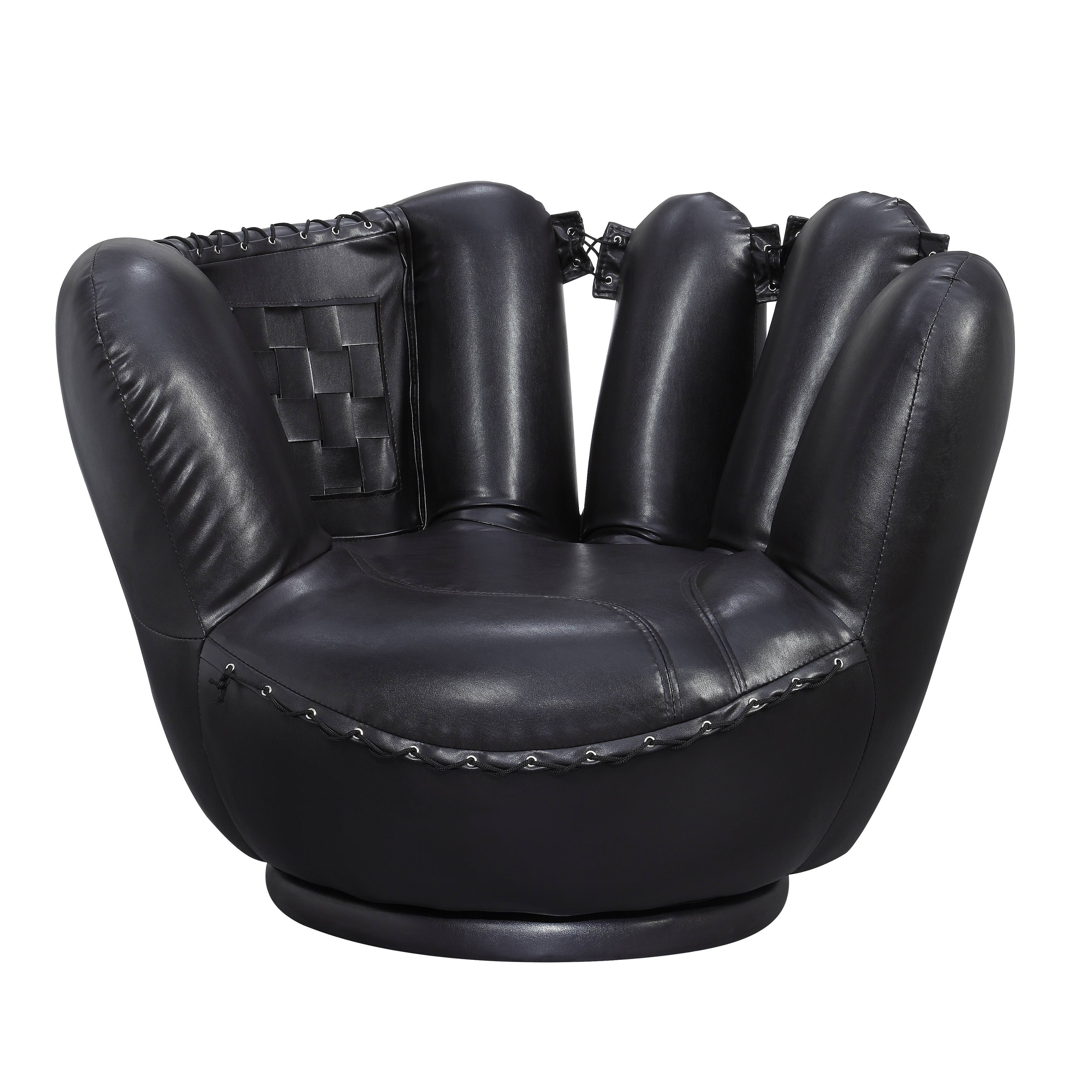 Shop Baseball Swivel Chair W Ottoman Overstock 5716135