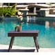 Outdoor Wicker Adjustable Folding Table by Christopher Knight Home - Thumbnail 1