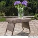 Outdoor Wicker Adjustable Folding Table by Christopher Knight Home - Thumbnail 2