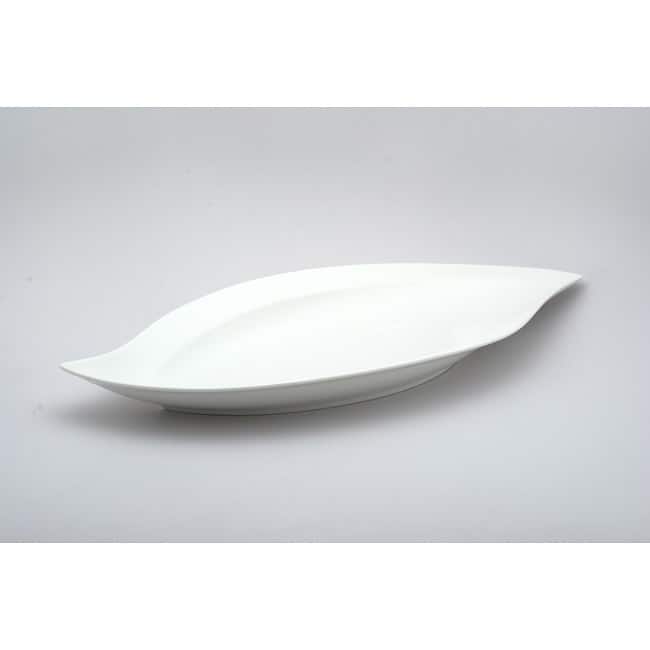 Vanilla Fare Wave Plate 14" x 6.5" (Set of 2)