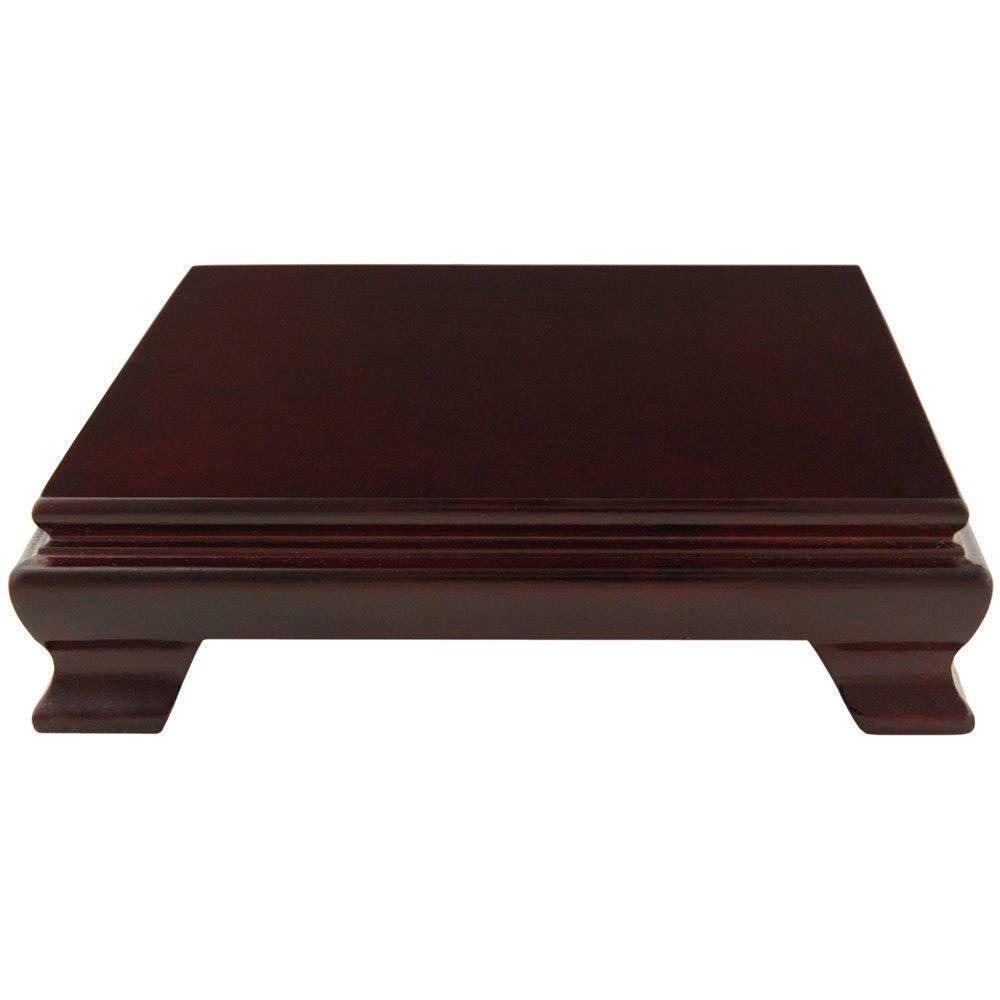 Handmade Rosewood 7-inch Square Base Stand (China)