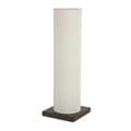 Handmade 19" Wood and Fabric Oliva Shoji Lamp