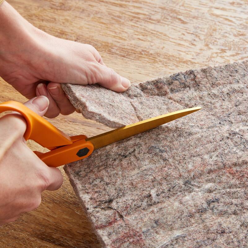 Mohawk Home Non Slip Rug Pad 1/4" Inch Thick Felt Cushion Reversible Extra Grip - Grey