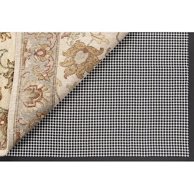 Synthetic Antimicrobial Nonslip Rug Pad - White - 8' X 11'