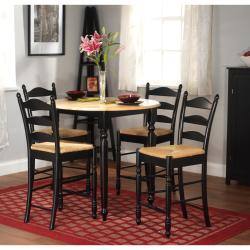 slide 1 of 1, Simple Living Round Counter Height 5-piece Dining Set