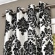 preview thumbnail 4 of 4, Silver Orchid Lucille Venetian Faux Silk Grommet Top Curtain Panel