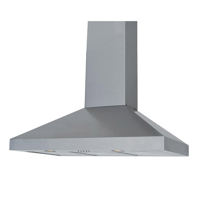 Stainless Steel 30 inch Body Wall Mount Range Hood (Brushed Stainless Steel BodyMaterial Stainless SteelCSA US CertifiedRange hood has perfect welding and no sharp edgesRecirculating range hoodExhaust volume High 700, Mid 480, Low 300Sones 5.4Rotati