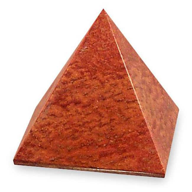 Handmade Jasper Pyramid of Dreams Sculpture (Peru)