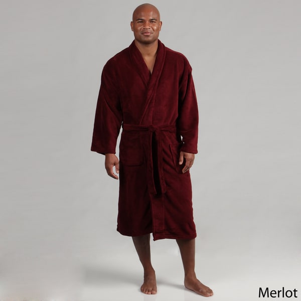 Majestic Men's Cozy Fleece Robe Majestic Robes