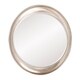 preview thumbnail 2 of 5, Allan Andrews Tyler Dillon Metallic Warm Silver Framed Oval Wall Mirror