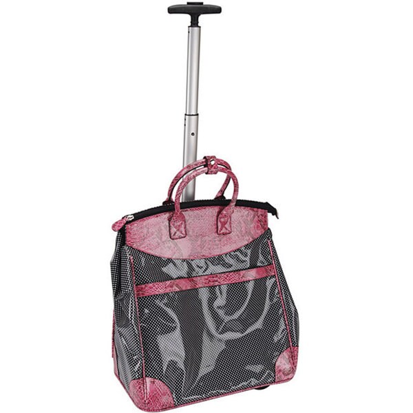 Rolling Multi-Purpose Tote in Dot