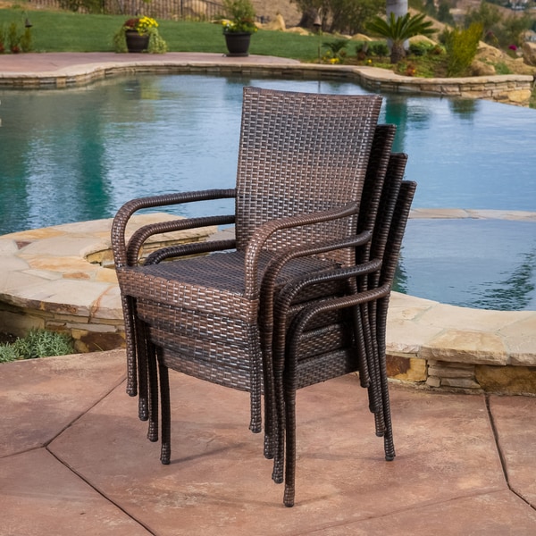 stackable outdoor chairs with arms