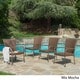 preview thumbnail 10 of 8, Benhill Outdoor Contemporary Wicker Stacking Chairs (Set of 4) by Christopher Knight Home