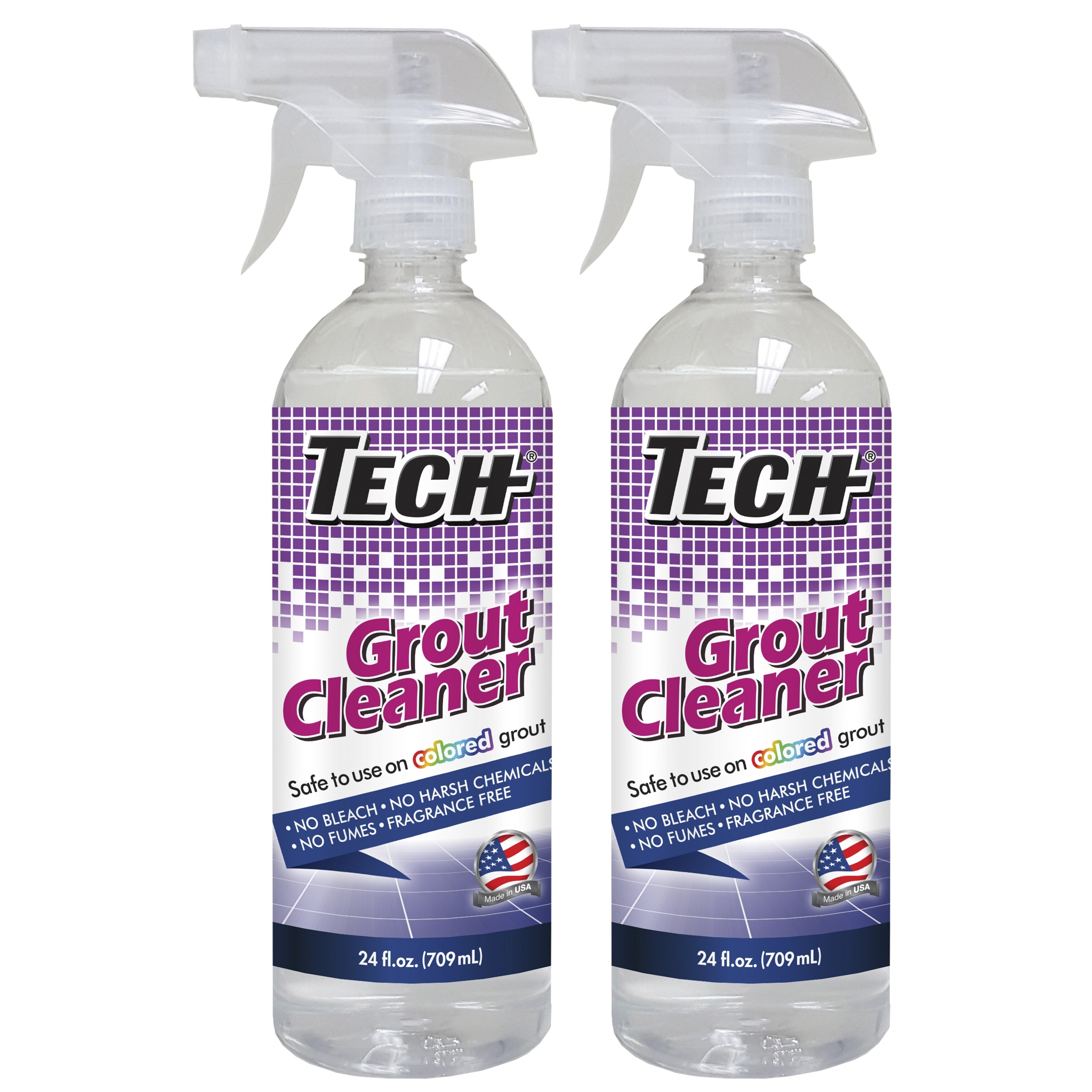 Tech 32 ounce Non acidic Odorless Grout Cleaner (pack Of Two) (32 ouncesNon acidic formula100 percent biodegradable so it is safe to use around your family and petsEasy to use Leaves no residue Odorless and colorless Cleans and restores your grout to like