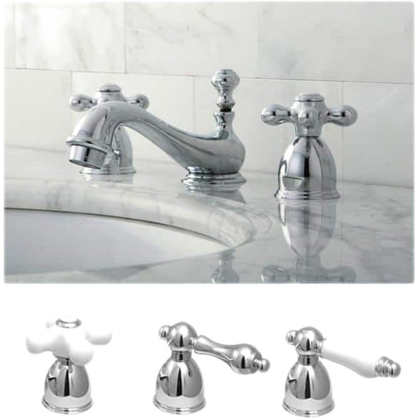 Moen Brantford Chrome 2 Handle Widespread Watersense Bathroom Sink