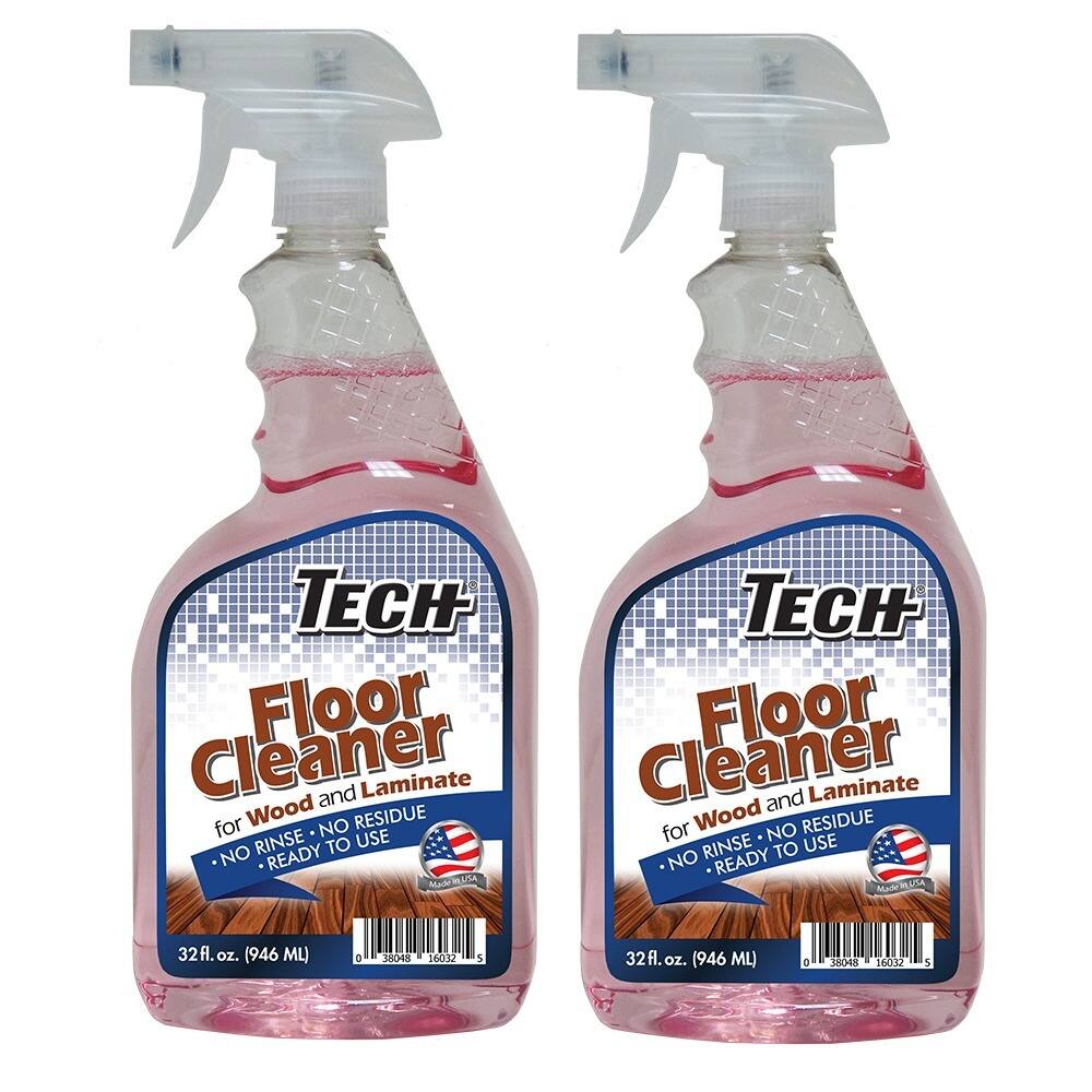 Tech Wood and Laminate 32-oz Floor Cleaners (Pack of 2)