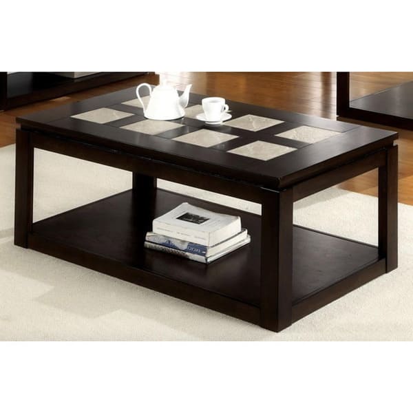 Furniture of America Fiona Modern Rectangular Coffee Table