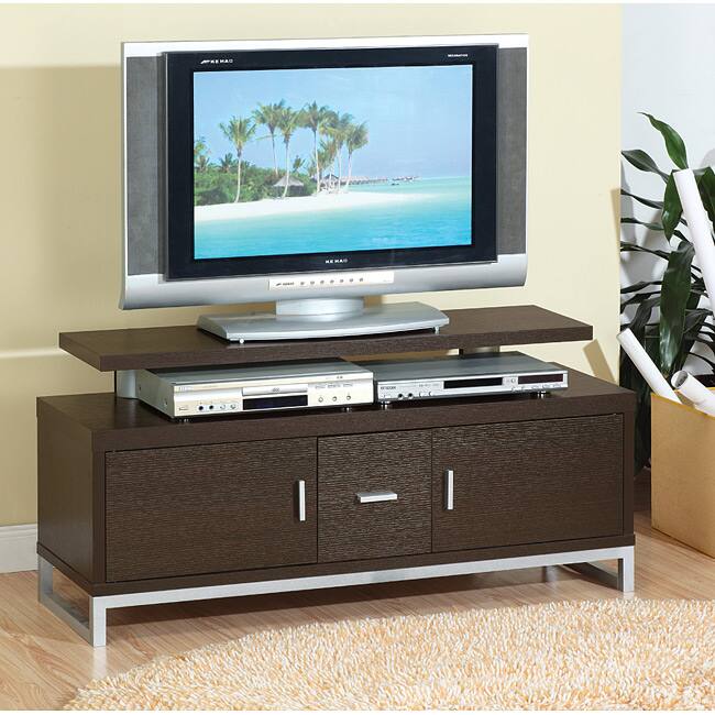 Furniture of America Grande Red Cocoa 48-inch TV Cabinet