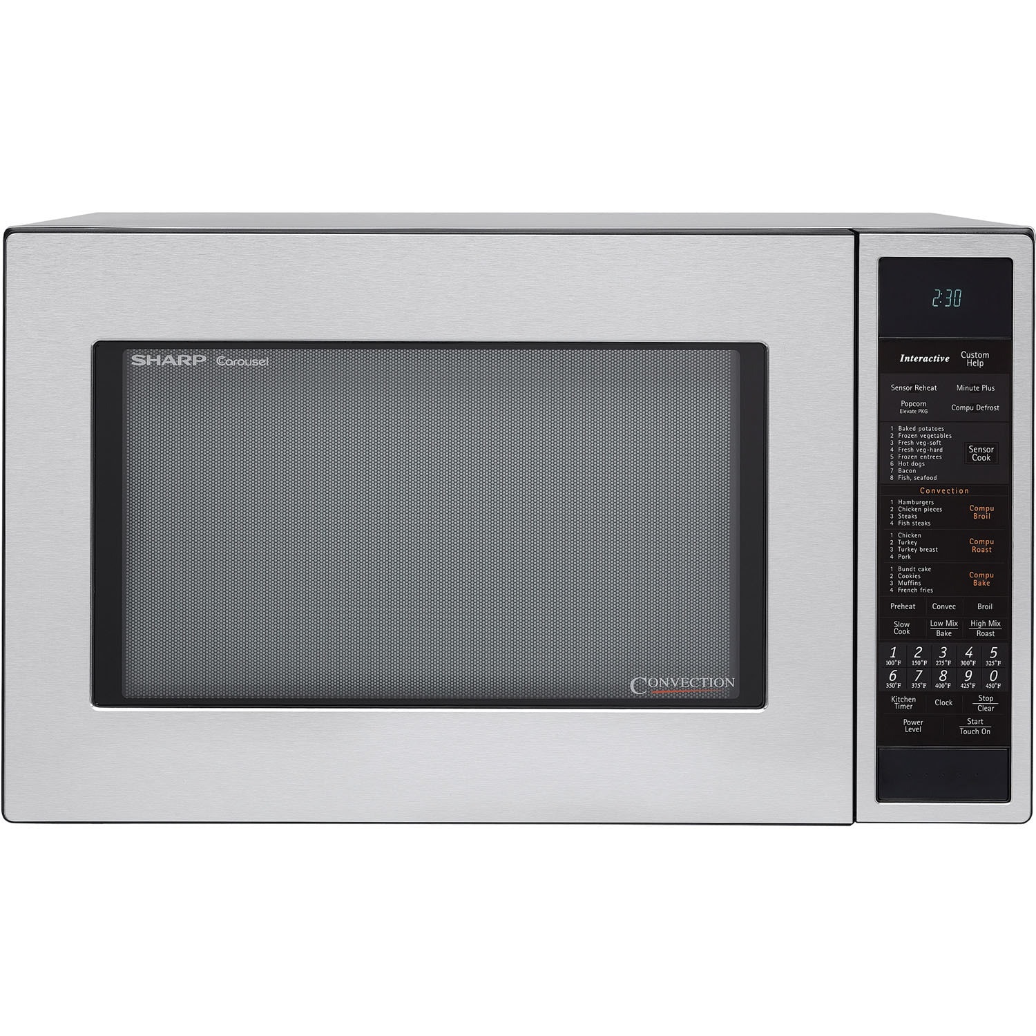 sharp r956slm 1000w combi microwave oven stainless steel