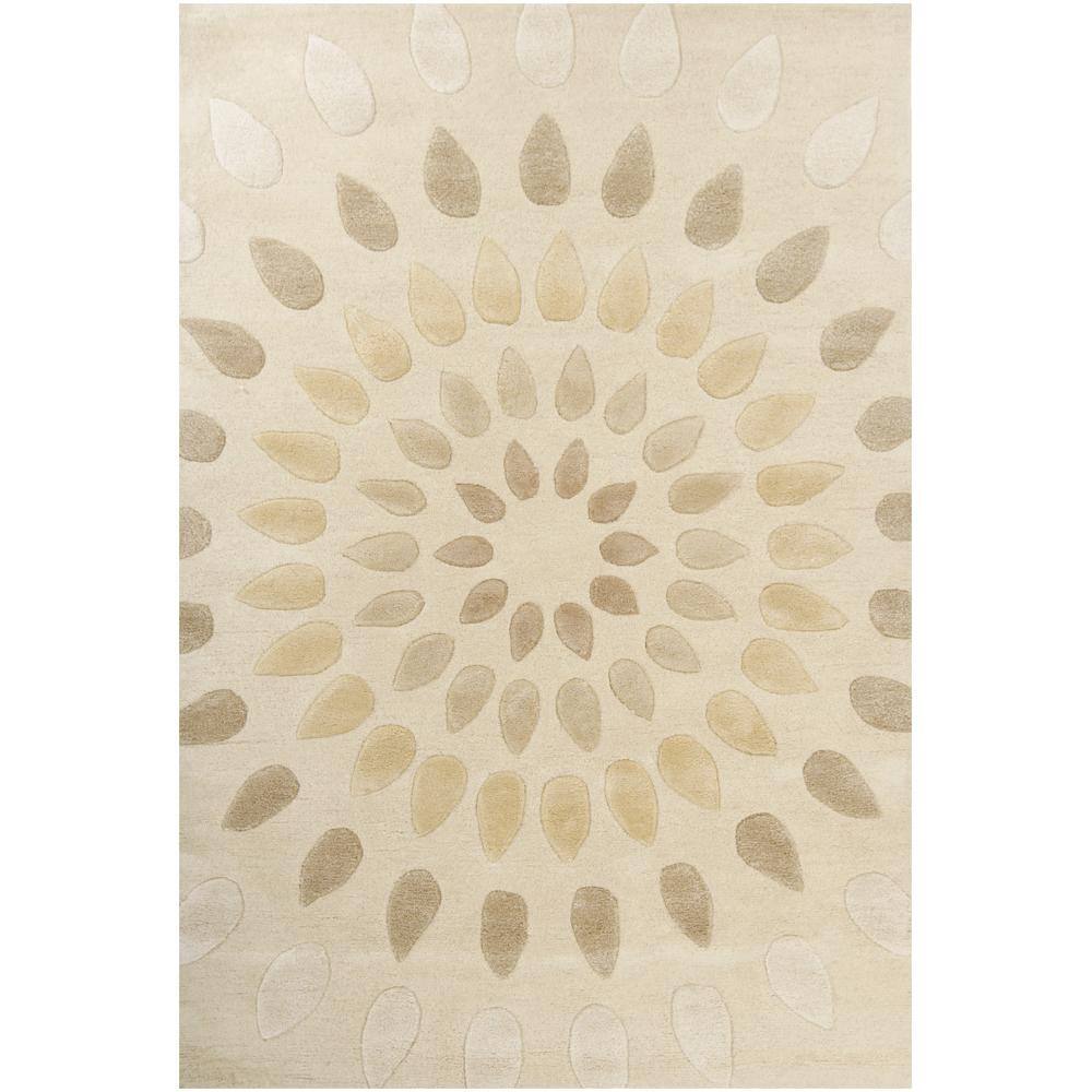Artist's Loom Hand-tufted Contemporary Geometric Wool Rug (7'9x10'6)