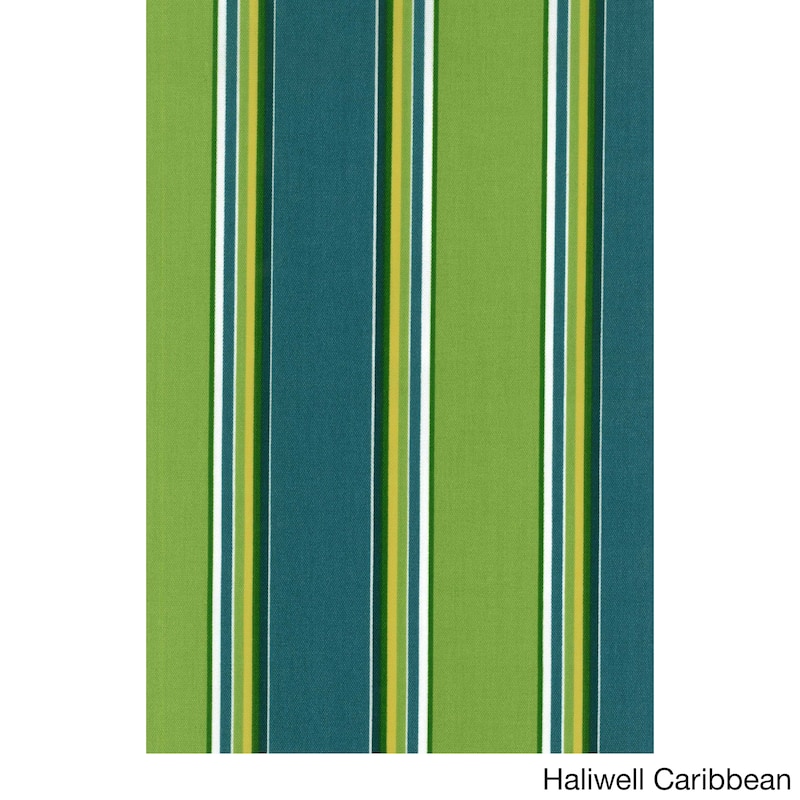 Blazing Needles All-Weather Indoor/Outdoor Double Chair Cushion - Haliwell Caribbean