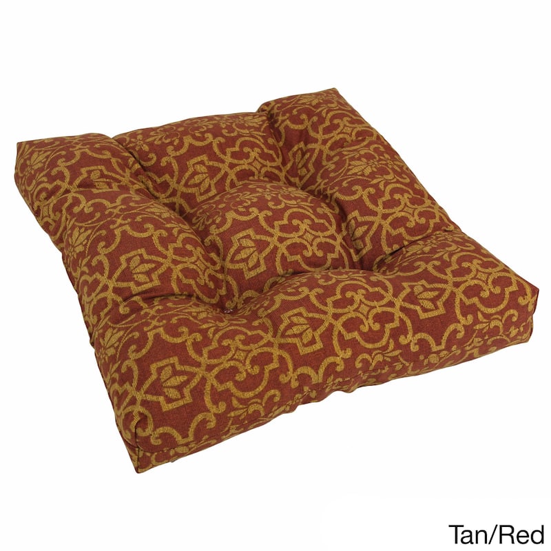 Blazing Needles 20-inch All-Weather Indoor/Outdoor Chair Cushion - Vanya Papprika