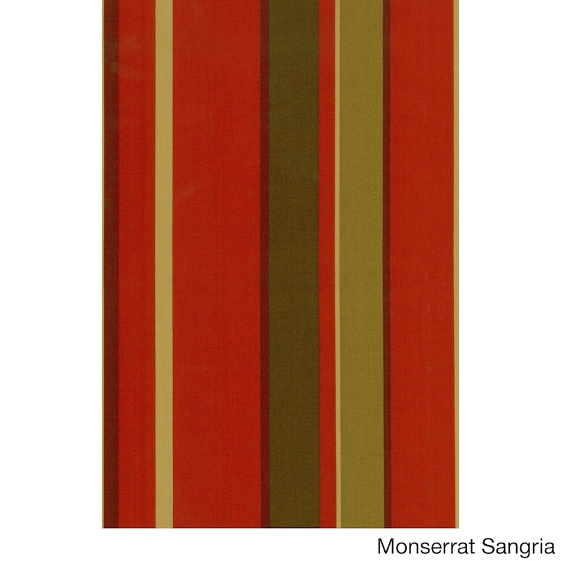 Blazing Needles All-weather U-shaped Outdoor Chaise Lounge Cushion - 69"l x 21"w x 5"h - Monserrat Sangria