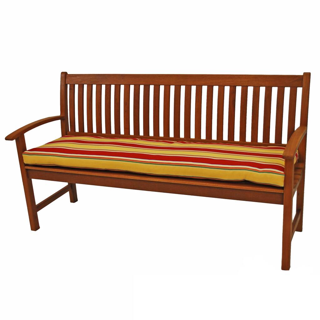 Blazing Needles 62-inch All-Weather Indoor/Outdoor Bench Cushion
