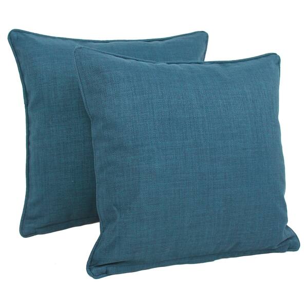 Blazing Needles 18 Inch All Weather Throw Pillows Set Of 2 18 Inch All Weather Throw Pillows