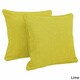 Blazing Needles 17-inch Indoor/Outdoor Throw Pillow (Set of 2) - 20" x 20" - Thumbnail 2