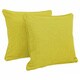 Blazing Needles 17-inch Indoor/Outdoor Throw Pillow (Set of 2) - 20" x 20" - Thumbnail 1