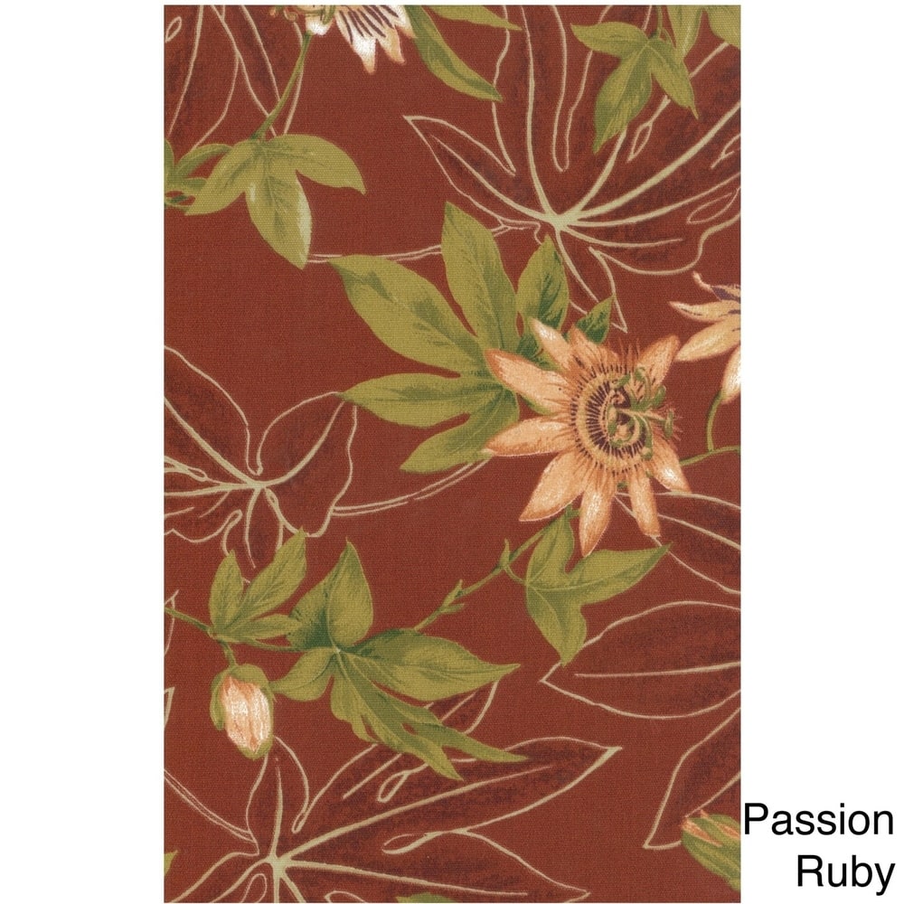 Blazing Needles Patterned All-weather Outdoor Single Glider Chair Cushion