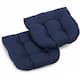 Blazing Needles 19-inch All-weather Patio Chair Cushions (Set of 2)