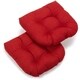 Blazing Needles 19-inch All-Weather U-shaped Chair Cushions (Set of 2) - Thumbnail 6