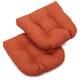 Blazing Needles 19-inch All-weather Patio Chair Cushions (Set of 2) - Cinnamon