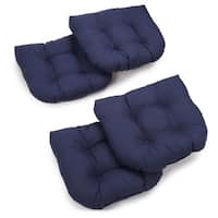 Blazing Needles 19-inch Indoor/Outdoor Chair Cushion (Set of 4) - 19" x 19"
