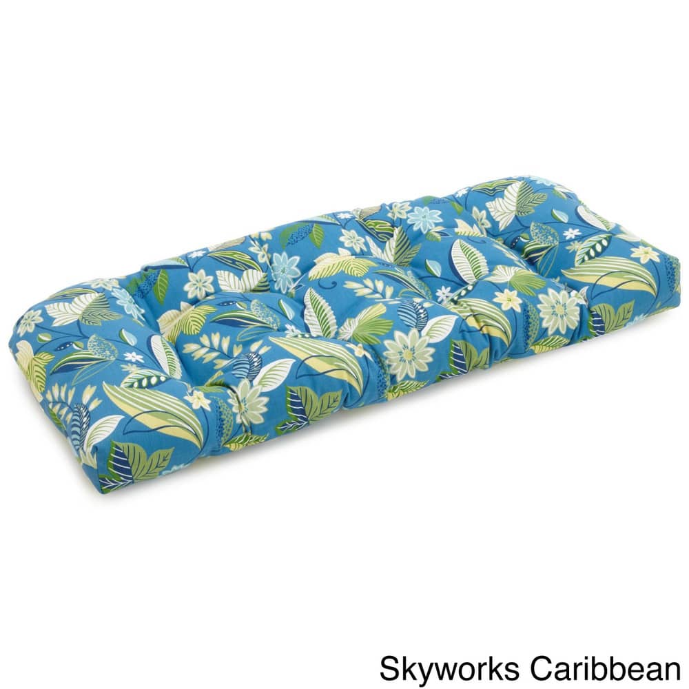 Blazing Needles 42-inch Indoor/Outdoor U-shape Bench Cushion