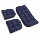 Blazing Needles All-Weather 3-Piece Bench Cushion Set - Thumbnail 0